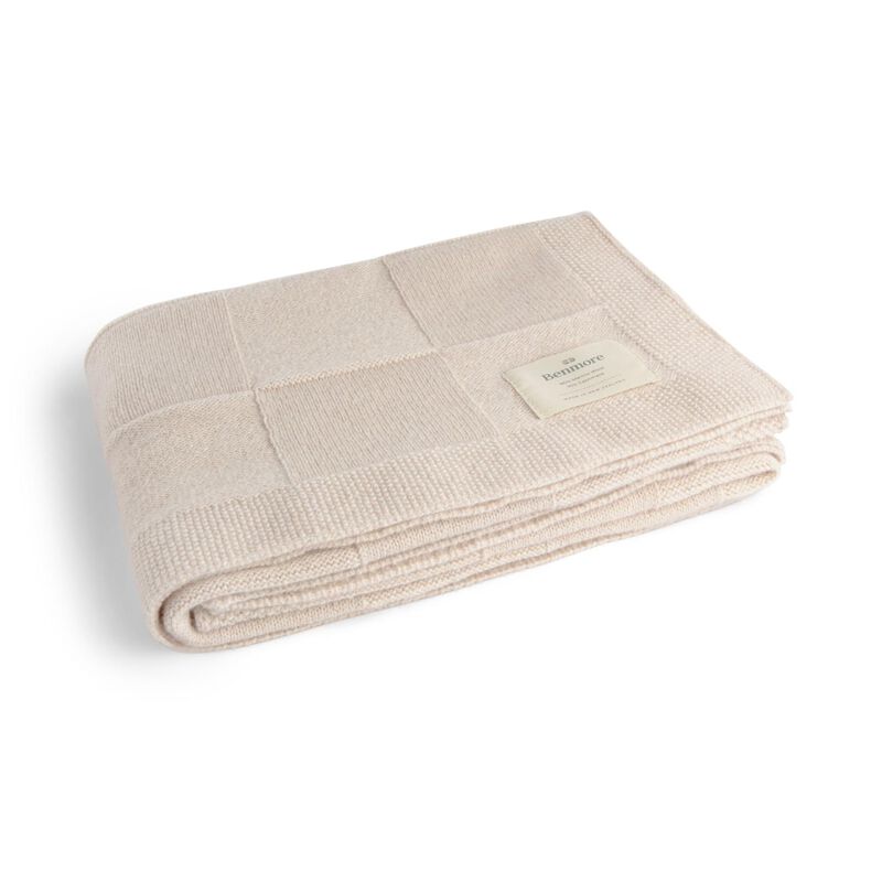 Benmore Classic Cot Blanket - Blush Pink image number 0